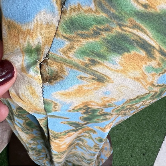 WEWOREWHAT Floral Print Puff Sleeve Maxi Dress, 10 - Picture 11 of 15